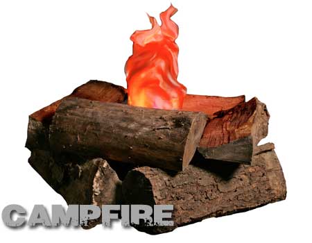 Campfire Fake Fire Flames & Effect Unit